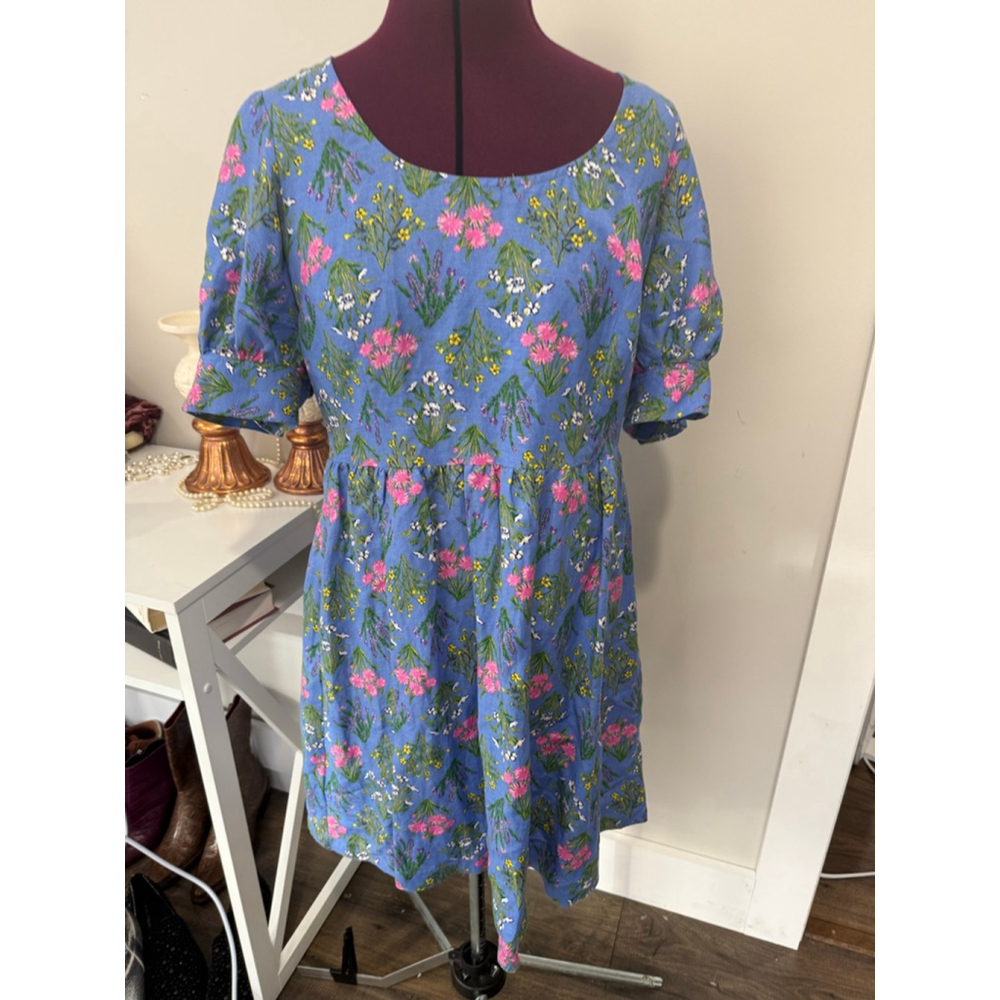 Linen Dress by Loft, Size 2